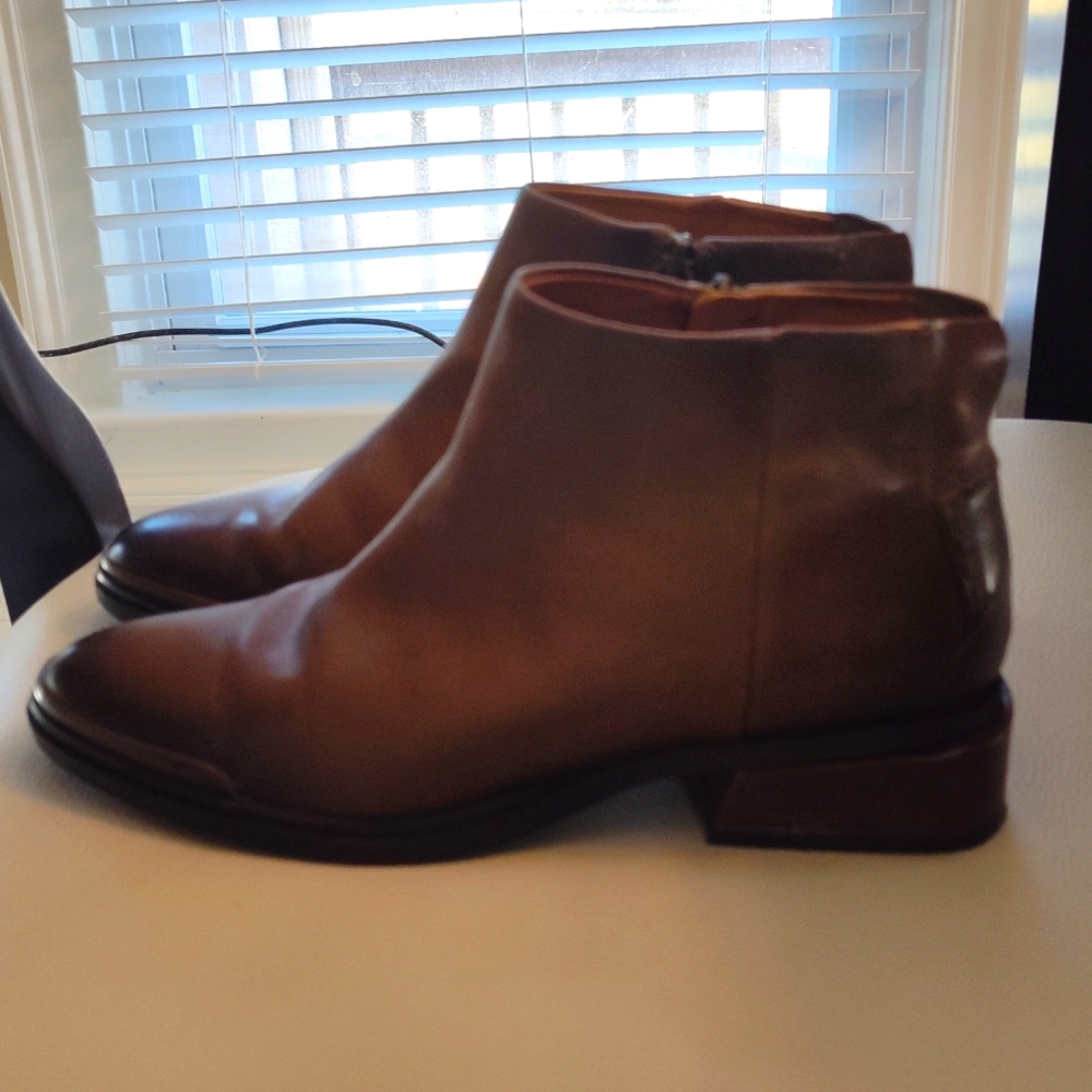 Sarto Ankle Booties Brown Olive Size 9M